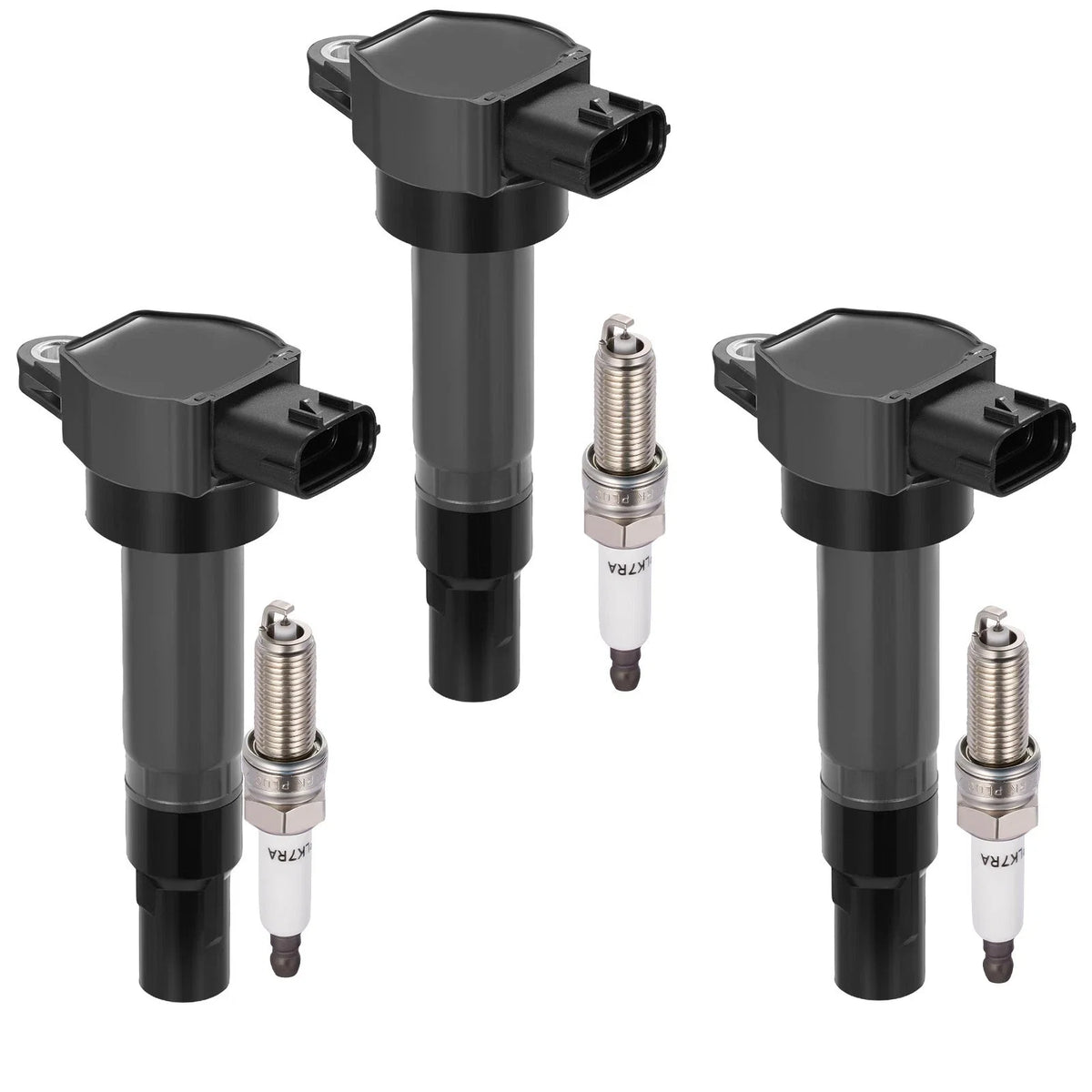 3X Ignition Coils & 3X Iridium Spark Plugs for Smart Fortwo 1.0L (2008–2015)