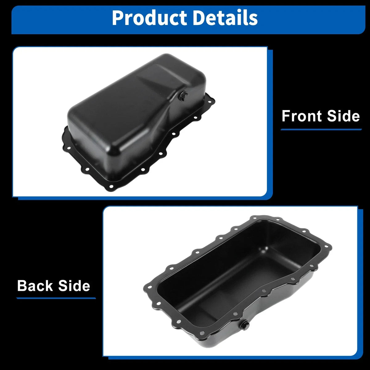 Engine Oil Pan Sump with Drain Plug for Dodge Grand Caravan (2009–2010)