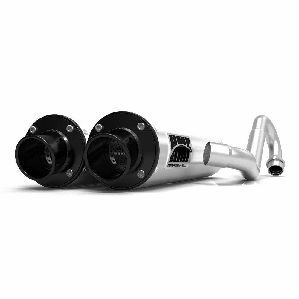 HMF Performance Dual Full System Exhaust for Talon (Black Turn Down Cap)