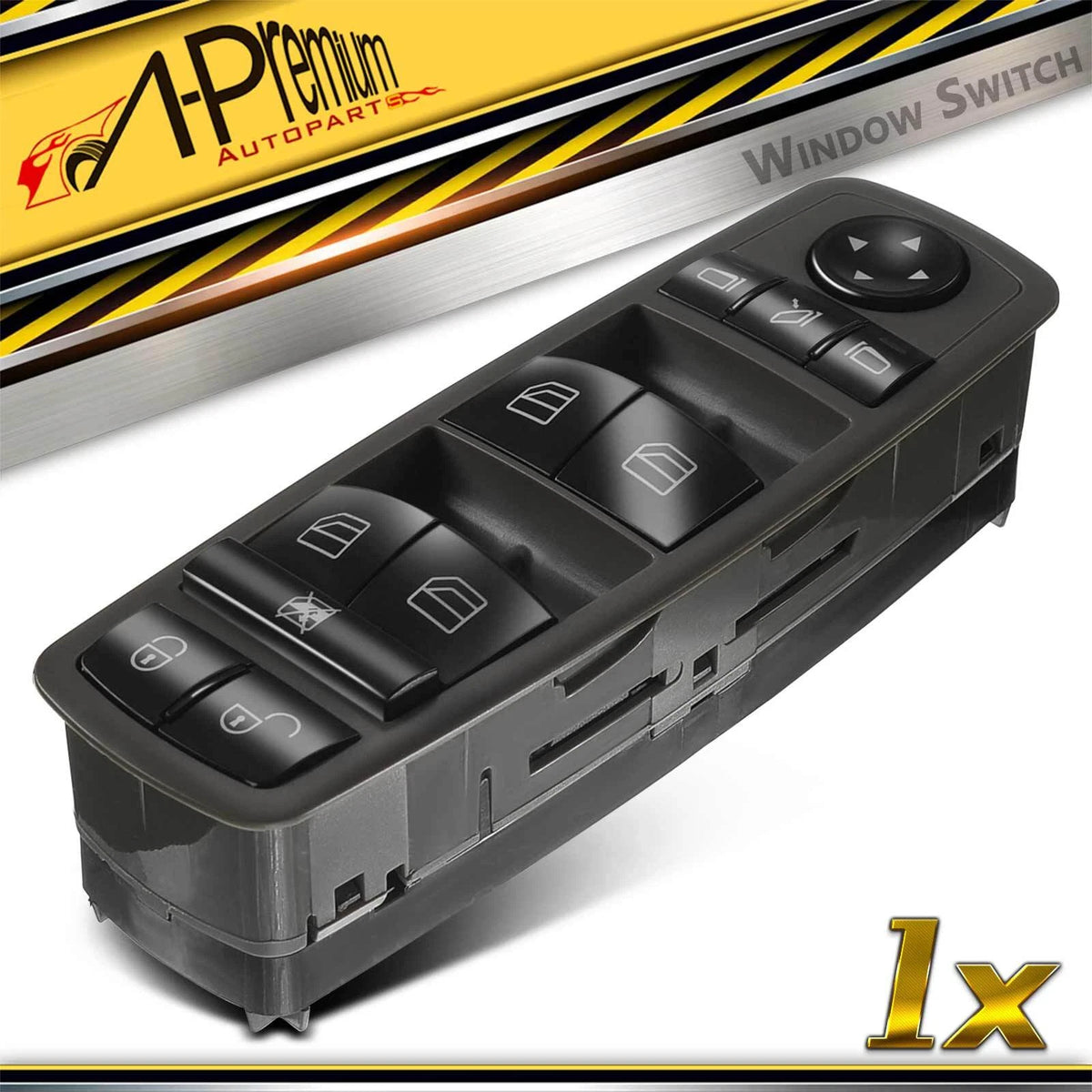 Front Left Power Window Switch for Mercedes A160 A190 B180 (2004–2005) 1698206710, A1698206710