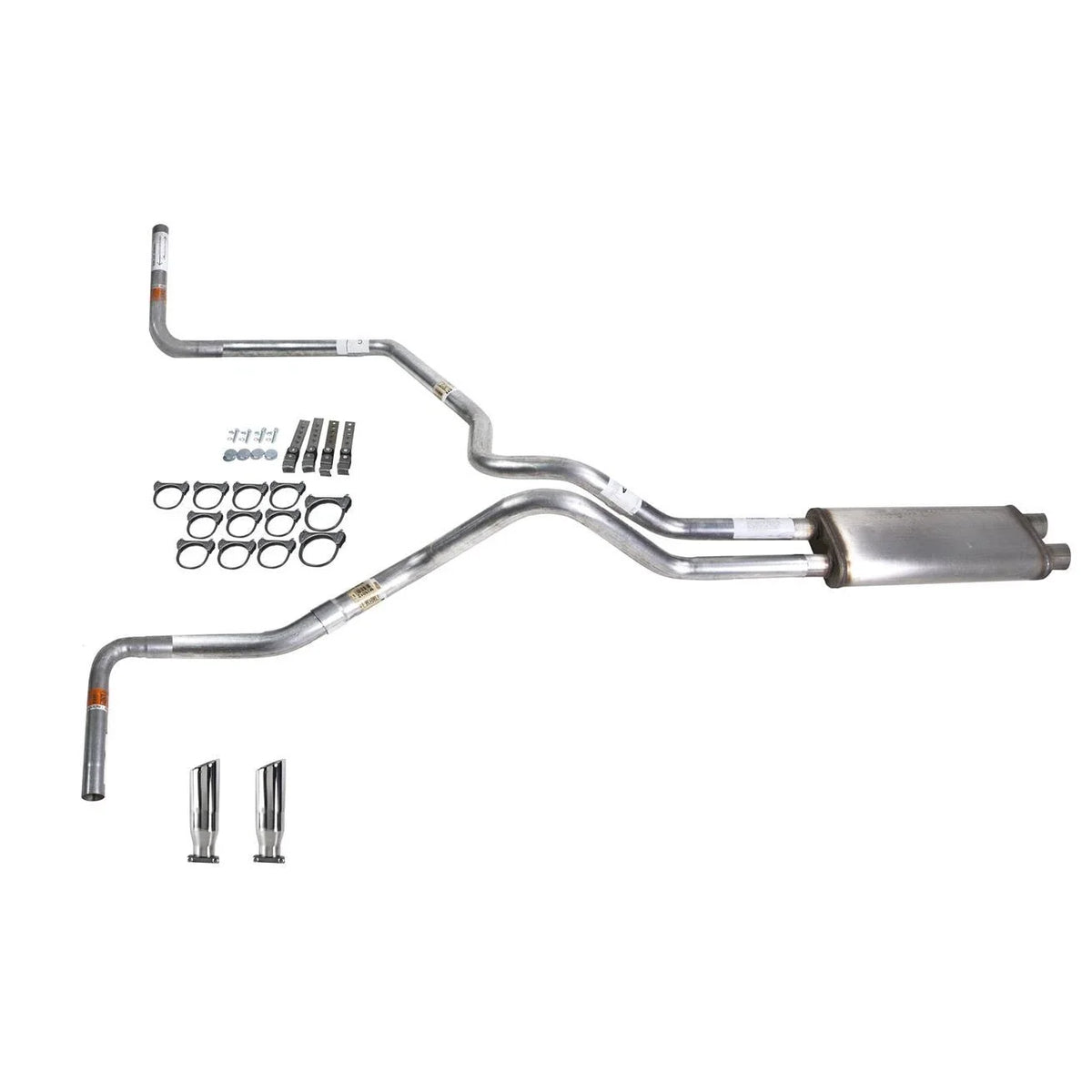 Dual Exhaust Muffler Pipe for Titan 04-05 Stainless Side Exit