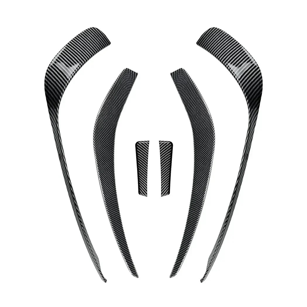Carbon Look Side Fin Canards Splitters for Mercedes-Benz A-Class AMG(2013–2015)