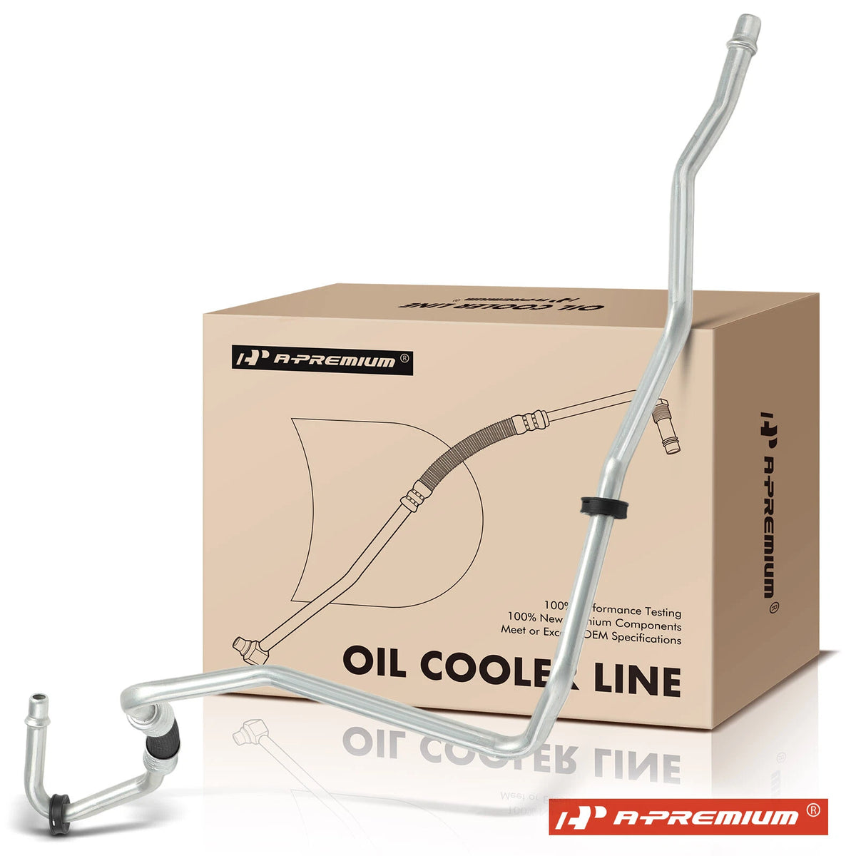 Auxiliary Inlet Trans Oil Cooler Line for Chevrolet Silverado 2500 HD (2007–2014) - 23336283