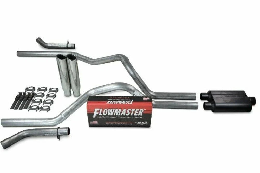 2.5" Dual Exhaust Kit for Chevy GMC 1500 (2019–2025) - Flowmaster Super 44