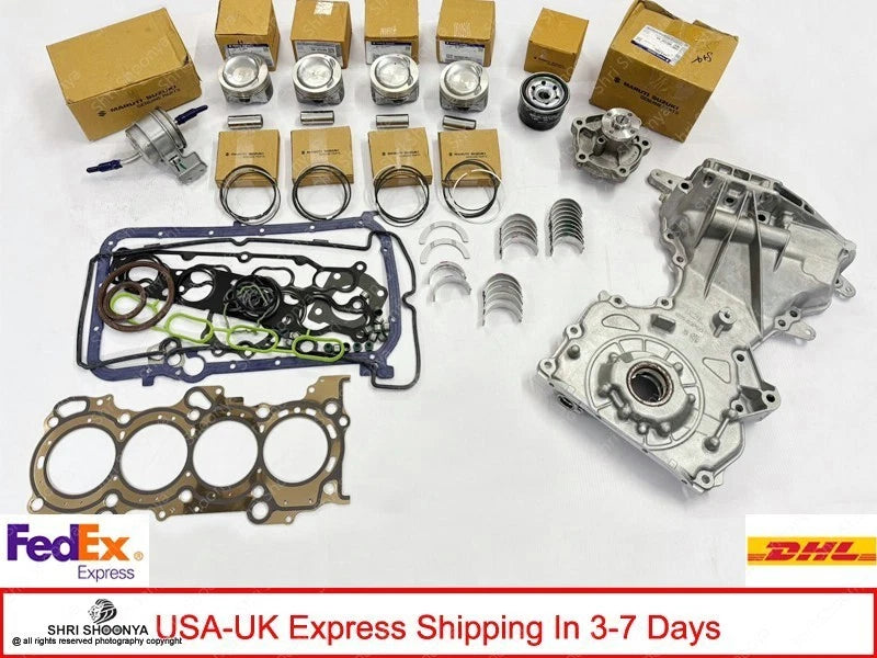 Engine Rebuild Kit for Suzuki Ertiga, Swift, Ciaz (1.4L K14B)