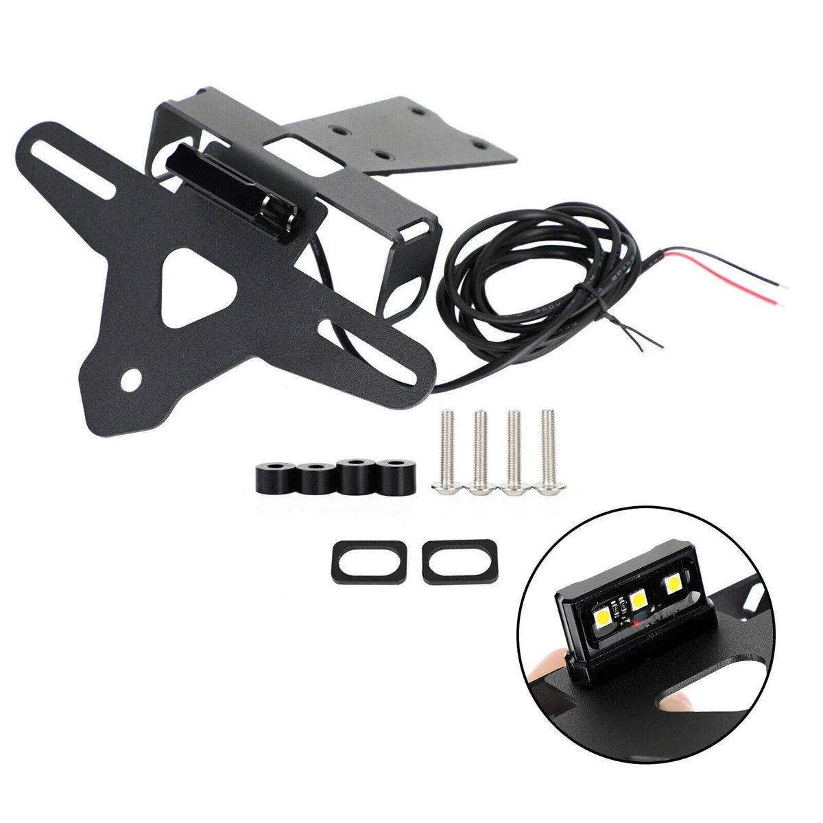 License Plate Holder Frame Bracket for Honda CBR500R (2019–2021) T9