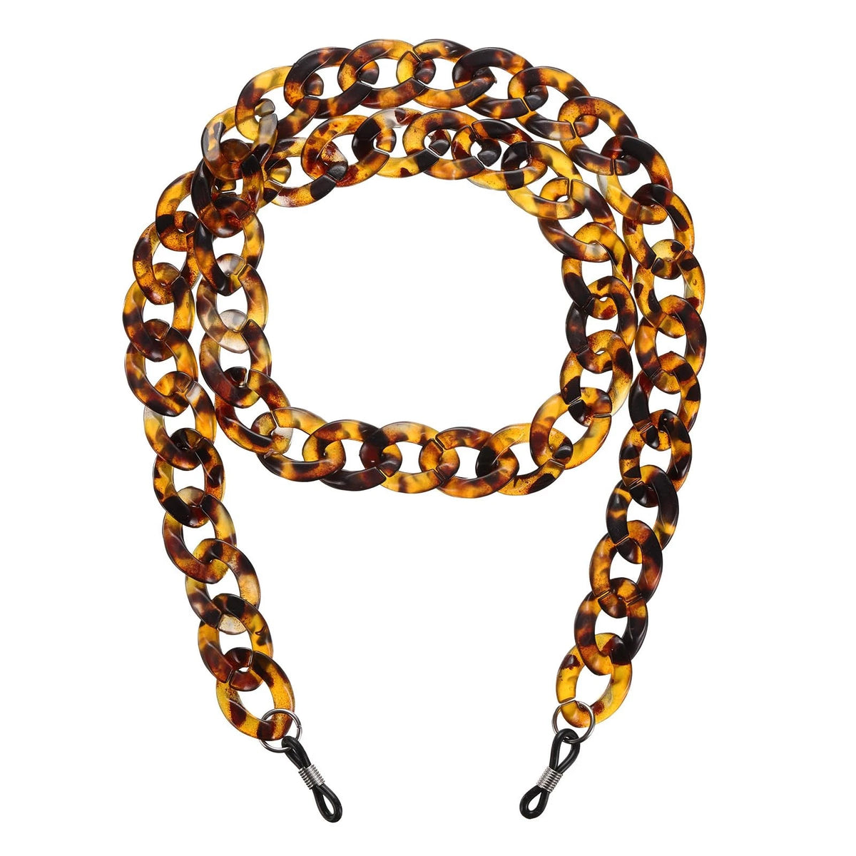 Eyeglass Chains for Women, Acrylic Holder 70, Orange