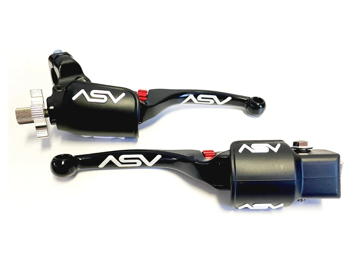 Set of 2 ASV F4 Front Brake Clutch Perch Levers Dust Covers for Yamaha Raptor 700 (2007–Present)