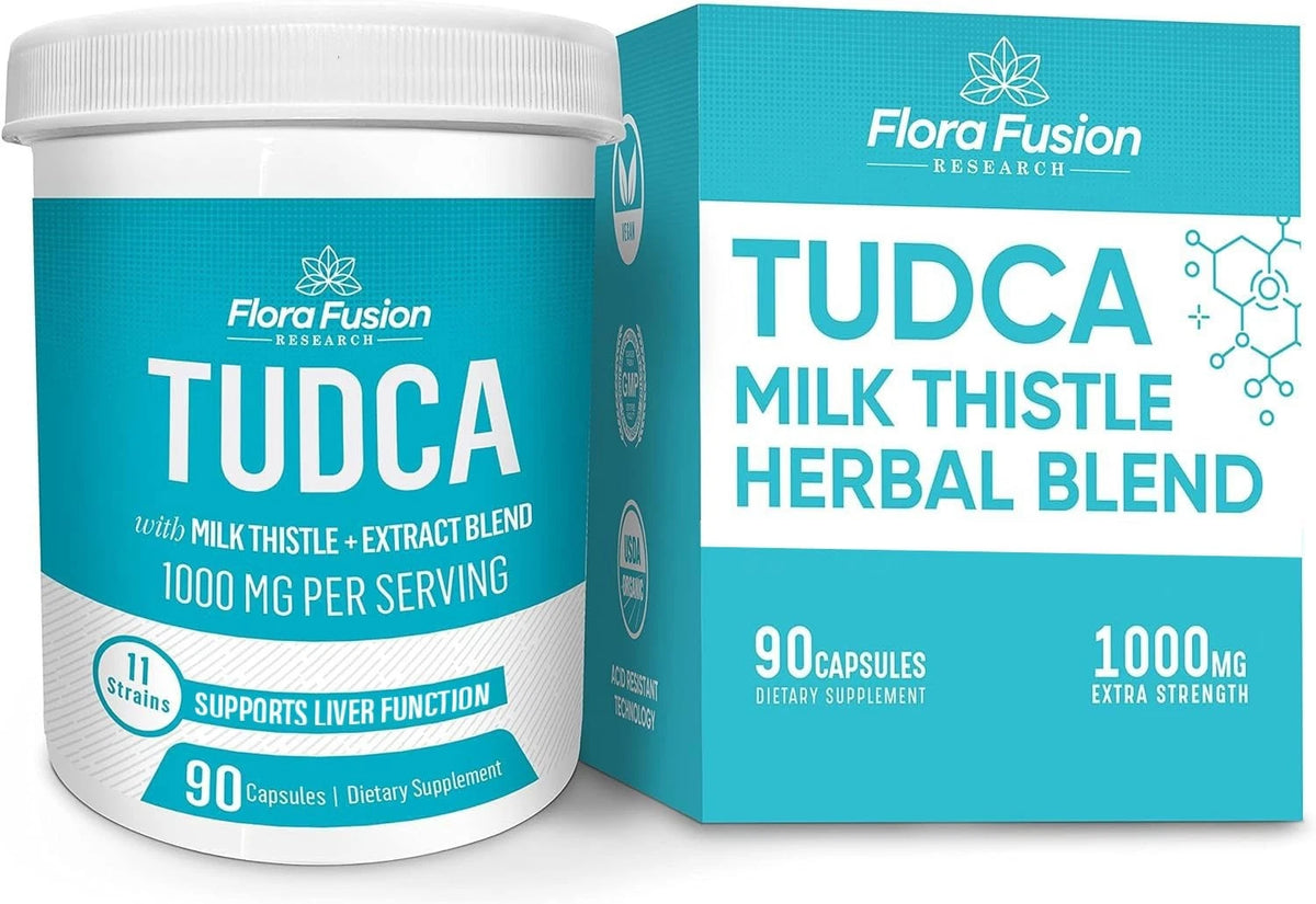 Flora Fusion TUDCA with Milk Thistle for Health Support (90 Count)