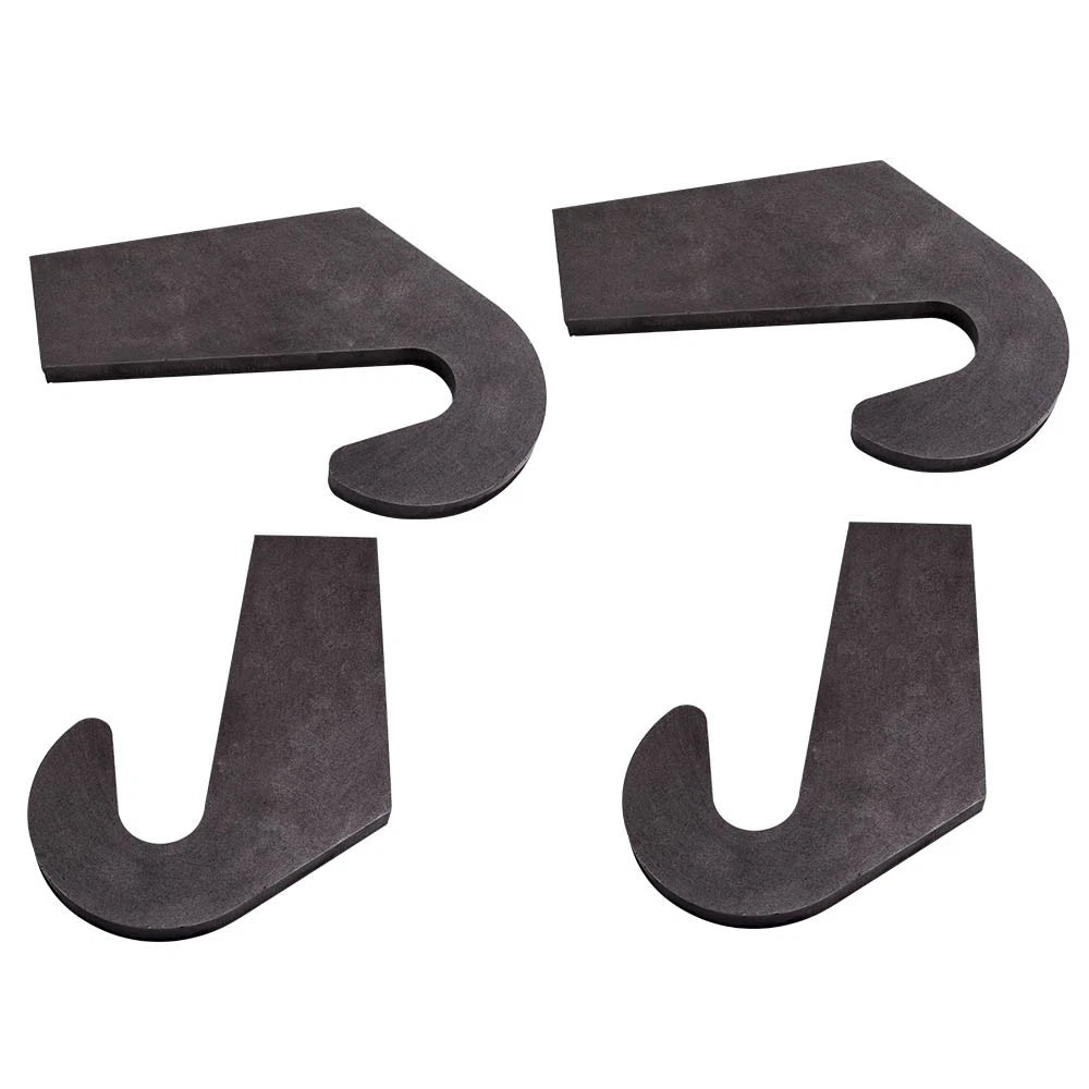 4x Mounting Brackets for Pin Type Loader Pallet Forks (Weld On)