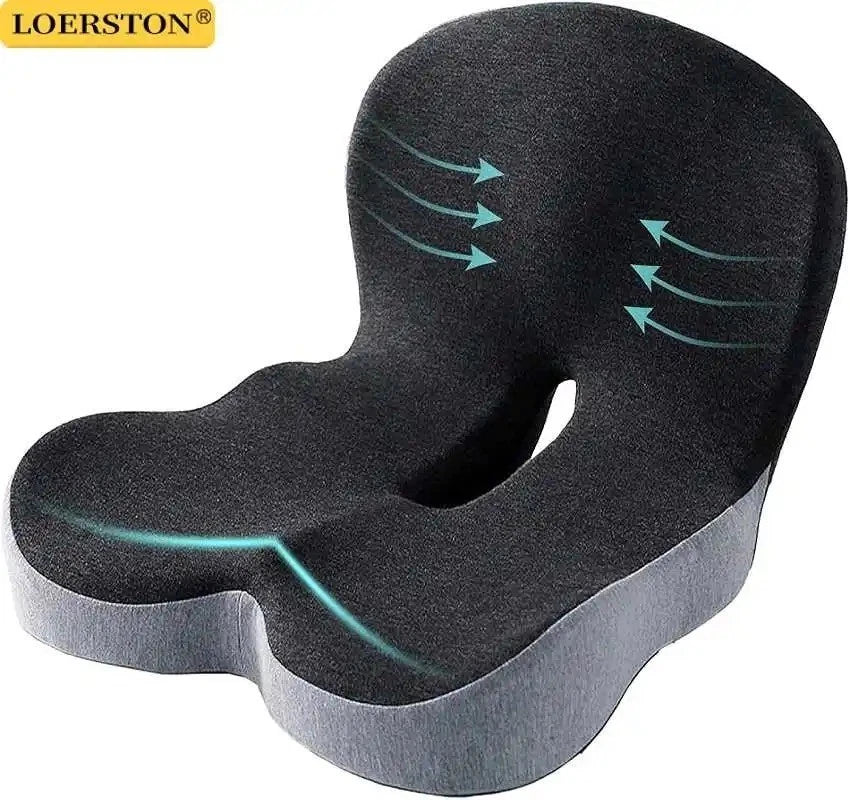 Memory Foam Seat Cushion for Back Pain Relief (2010–2023)