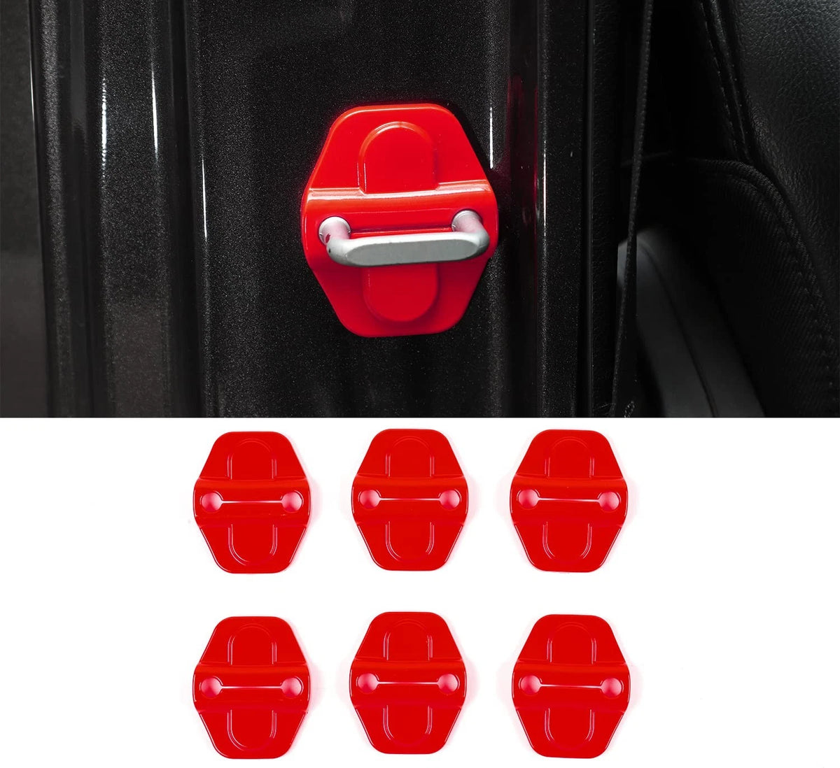 Door Lock Cover Trim for Jeep Wrangler JL & Gladiator JT (2018–2024)