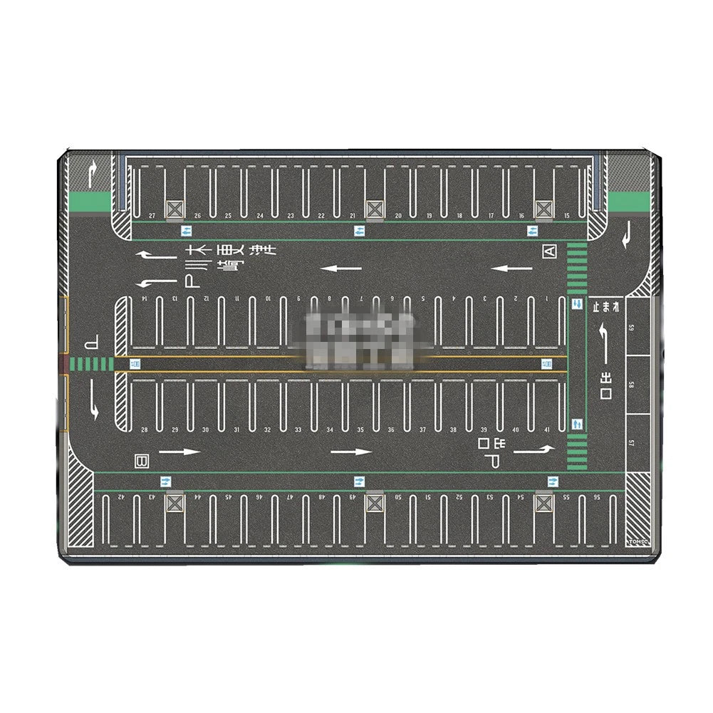 Rubber Vehicle Scene Display Mat for 1/64 Scale Cars