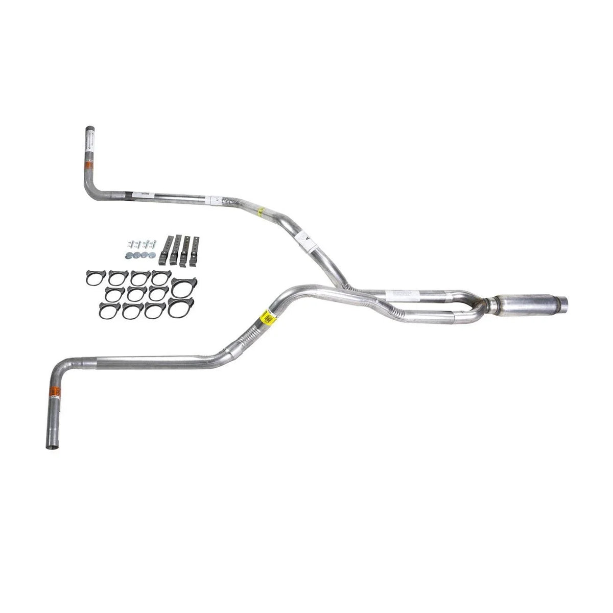 Dual Exhaust 2.5" Pipe Glass Pack Muffler for Ram (2002–2003)