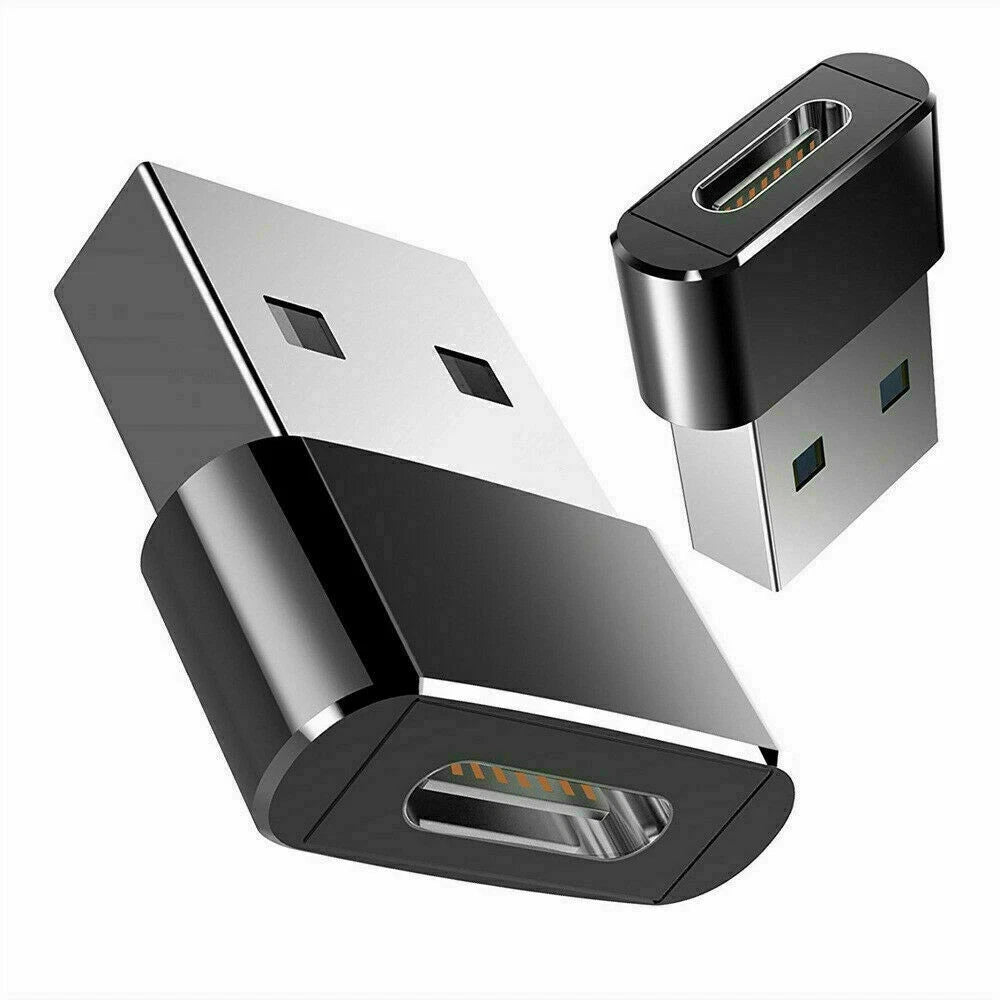 2X USB C 3.1 Type C Female to USB 3.0 Type A Male Adapter