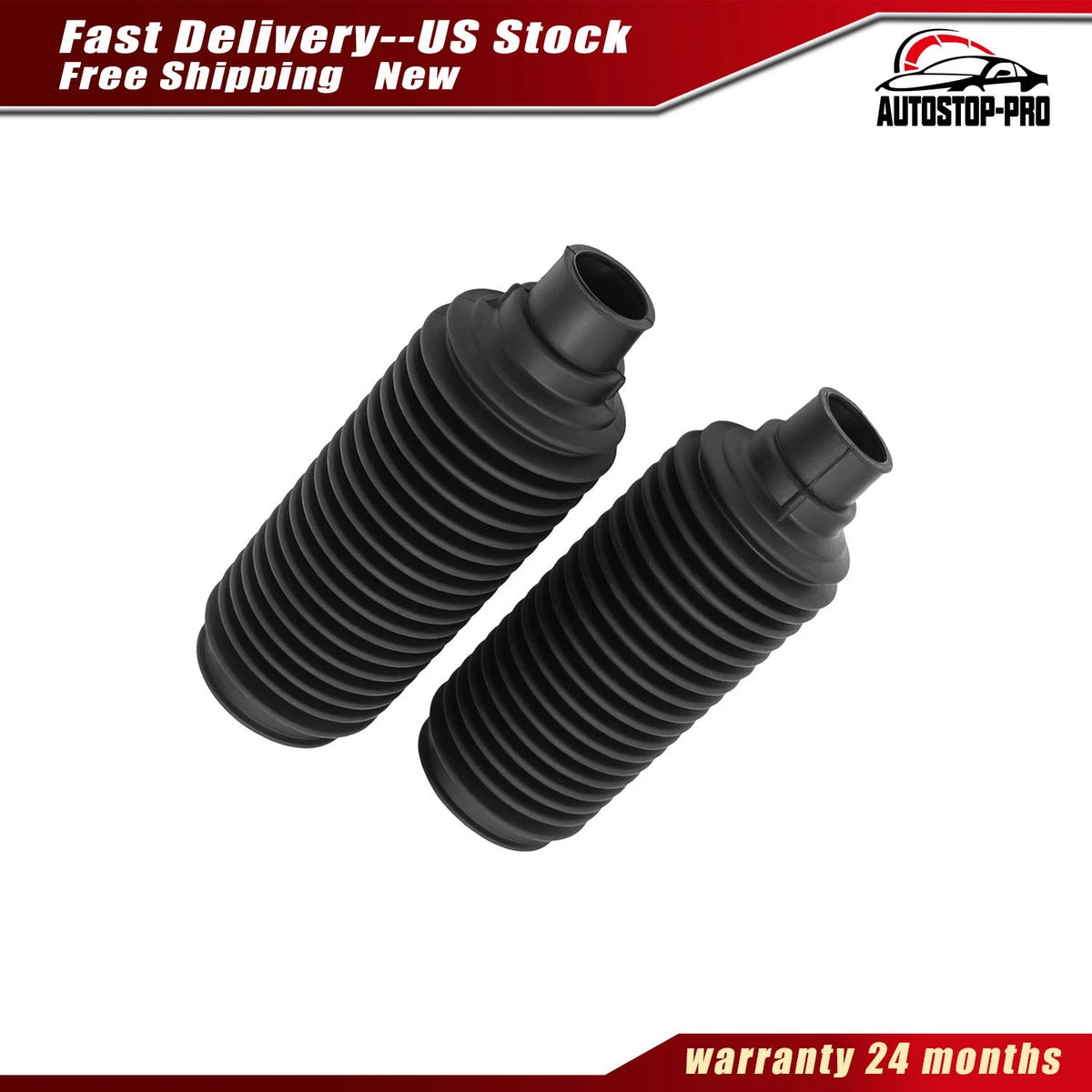 Pair Tie Rod Steering Rack Boot for Toyota Tacoma (1995–2004) 45535-35010, 45535-35030