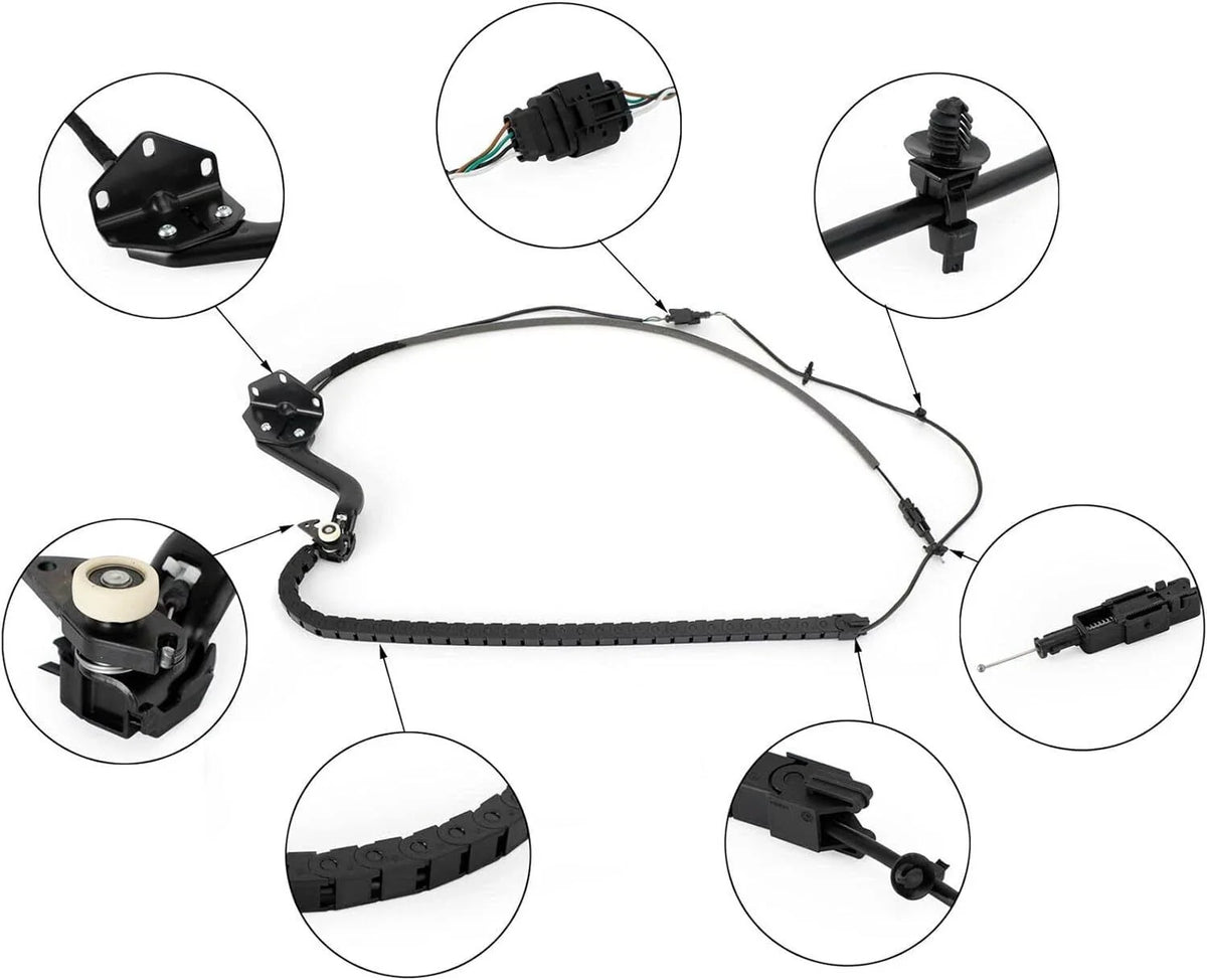 Sliding Door Cable Lower Bottom Roller Track for Mercedes-Benz (2019–2023)