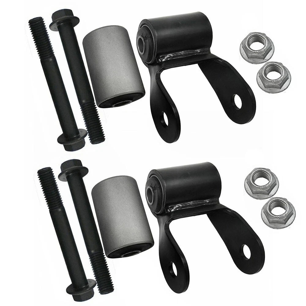 2X Rear Leaf Spring Shackle Kit for Jeep Cherokee Wagoneer (1984–2001) - 722-024