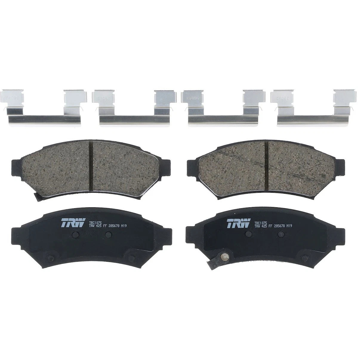 2X Brake Pad Set Front for Chevy Buick Pontiac (2005–2009) TRC1075