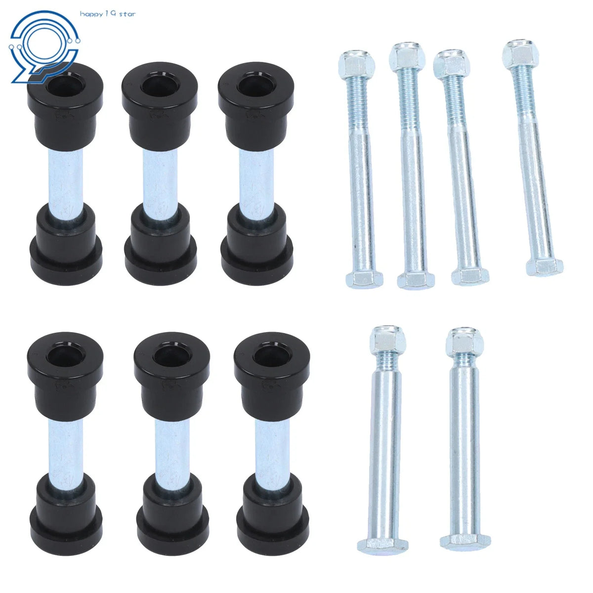 Rear Leaf Spring Bushing Set for EZGO TXT (70291-G01, 70289-G02)