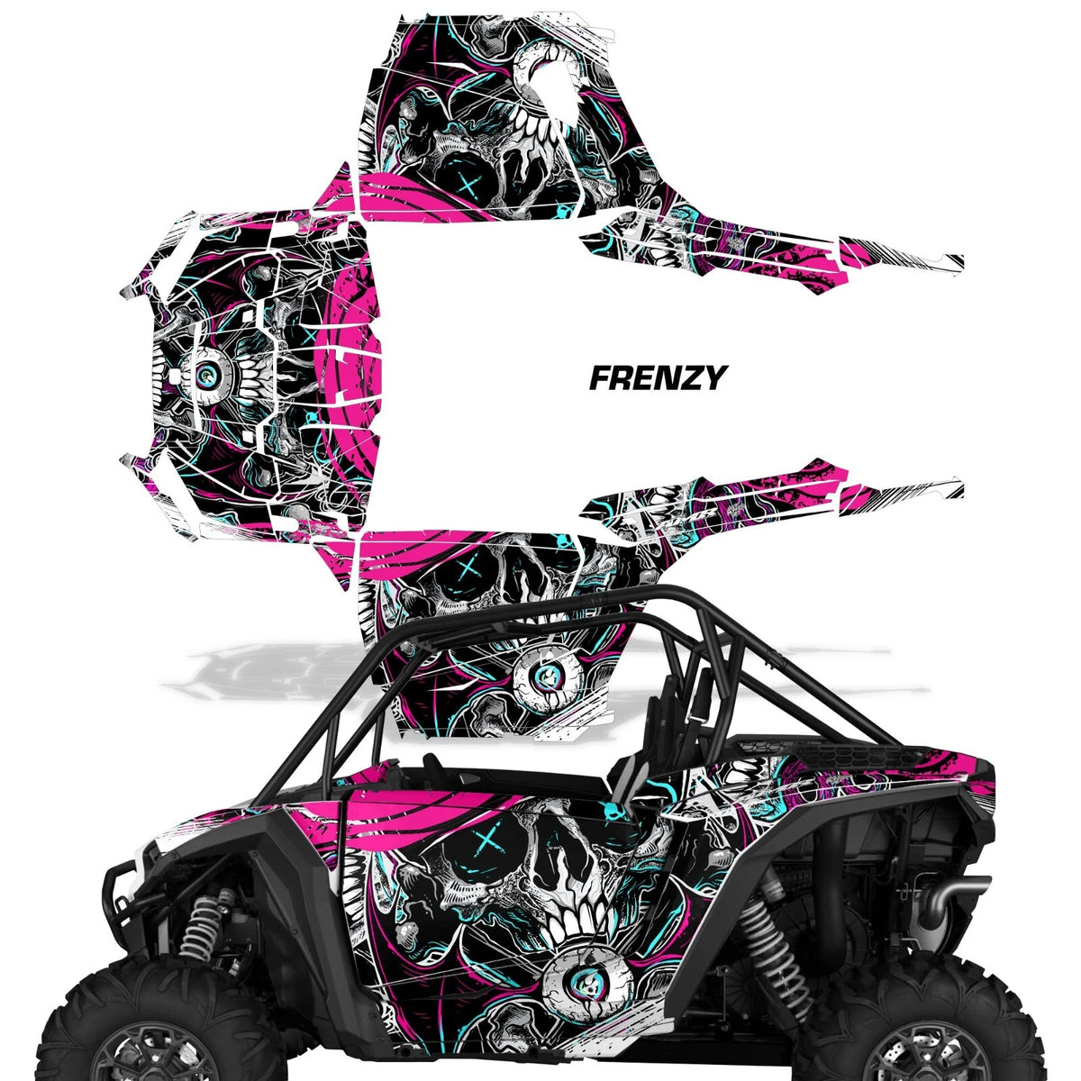Graphic Stickers Decals for Polaris RZR XP 1000 2DR (2024–2025)
