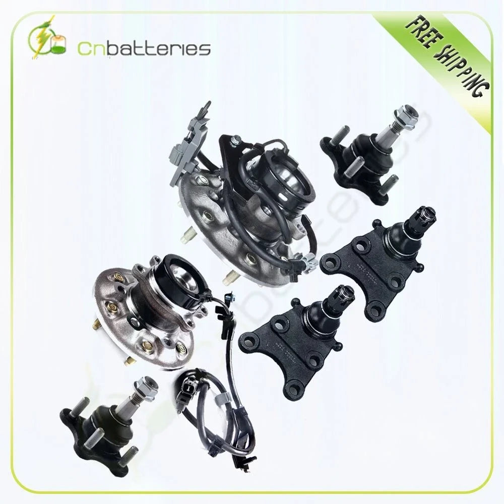 Set of 6 Front Upper Lower Ball Joints for Colorado Canyon (2004–2012)