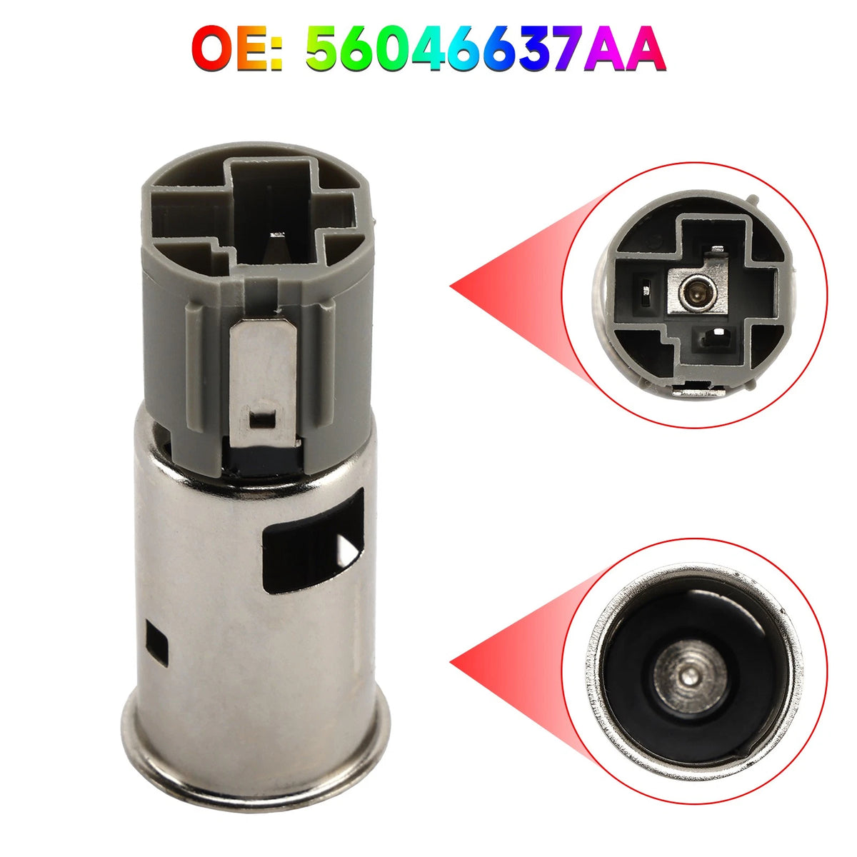 Power Outlet Cigarette Lighter Socket 56046637AA for Dodge Jeep (2011–2024)