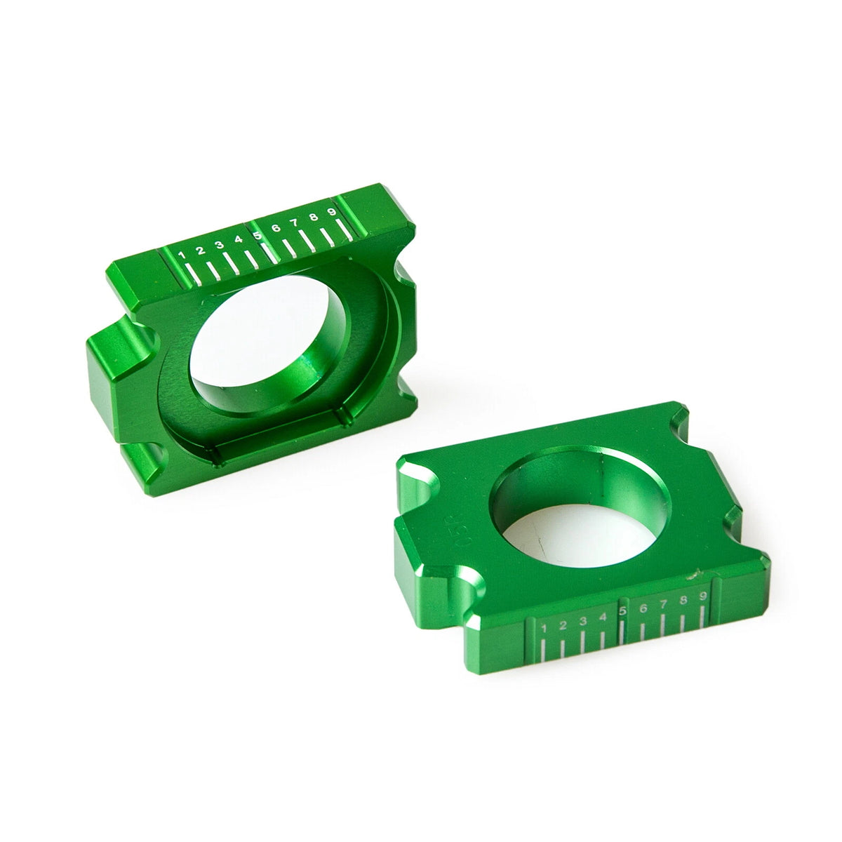 Billet Rear Axle Blocks for Kawasaki KX250F KX450F KLX450R (2006–2015)