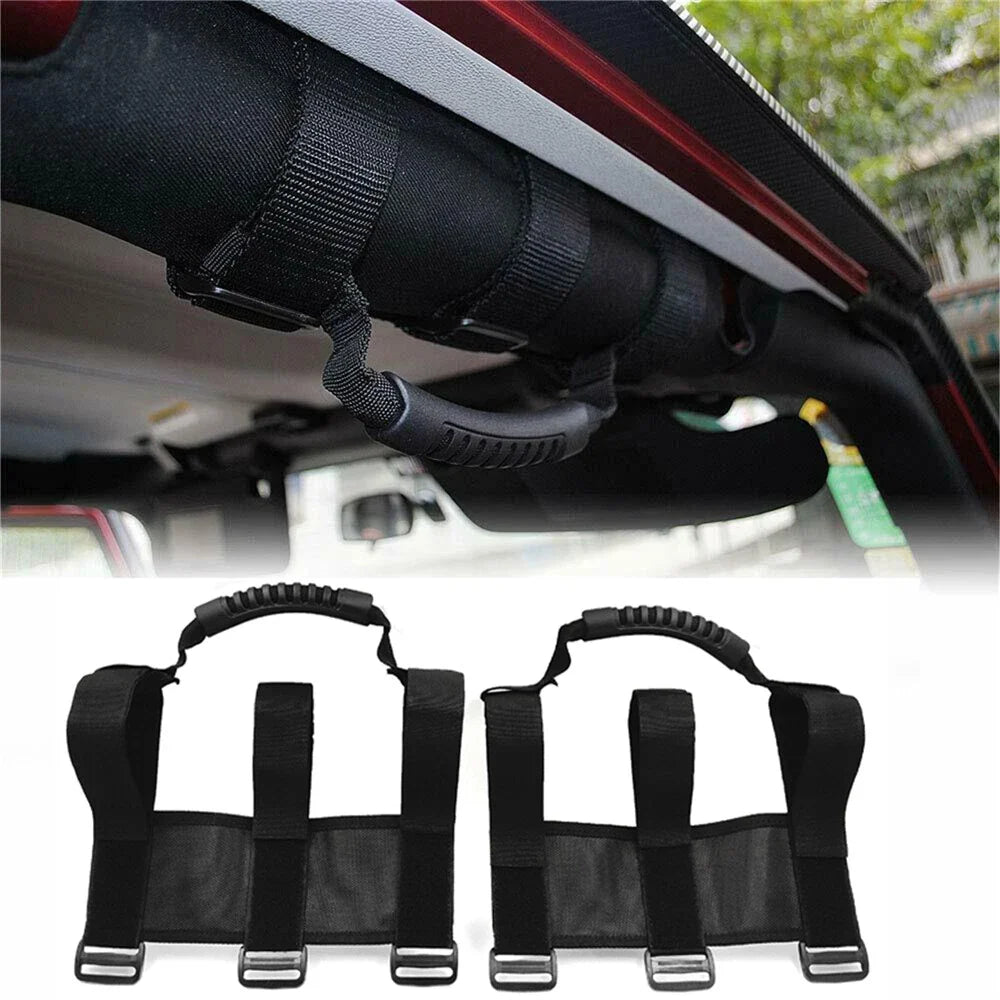 1.75 - 2" Round Roll Bar Grab Handle for Polaris Yamaha Honda Jeep Wrangler