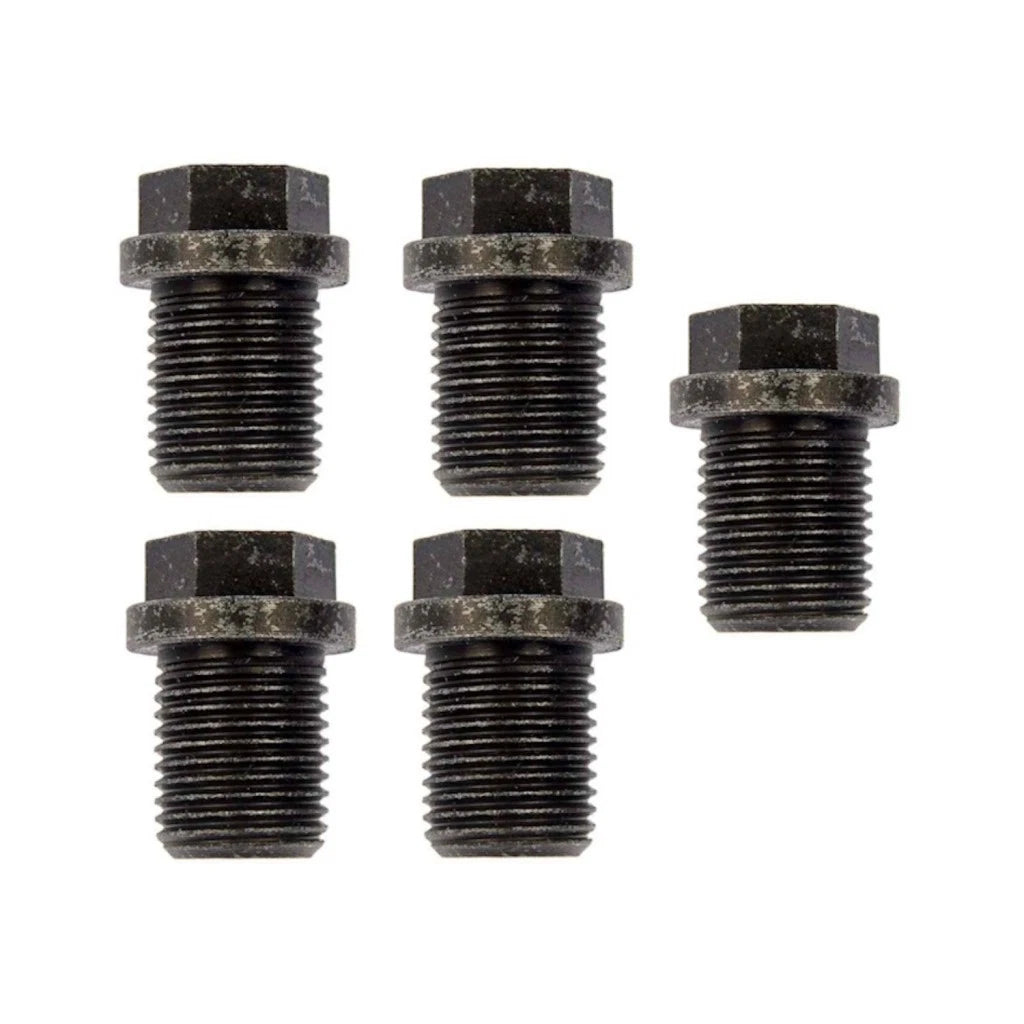 Set of 5 Engine Oil Drain Plugs for Volvo S40 (2000–2012) ALX-PAU-RB-090-167-CL360A55