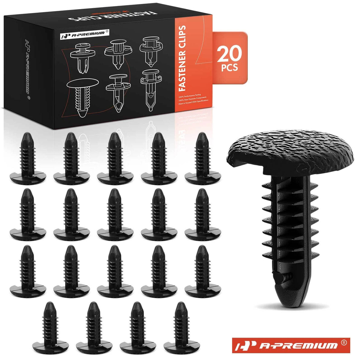 20Pcs Trim Panel Retainer Clips for Honda (90666SA00030, 90666SA0003, 14289)
