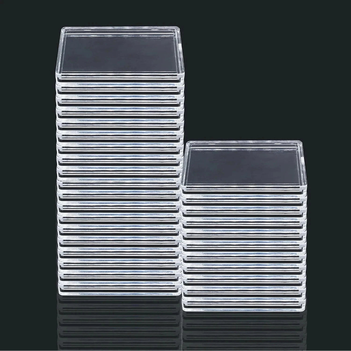 30PCS Clear Plastic Storage Box for 1 Oz Silver Bar