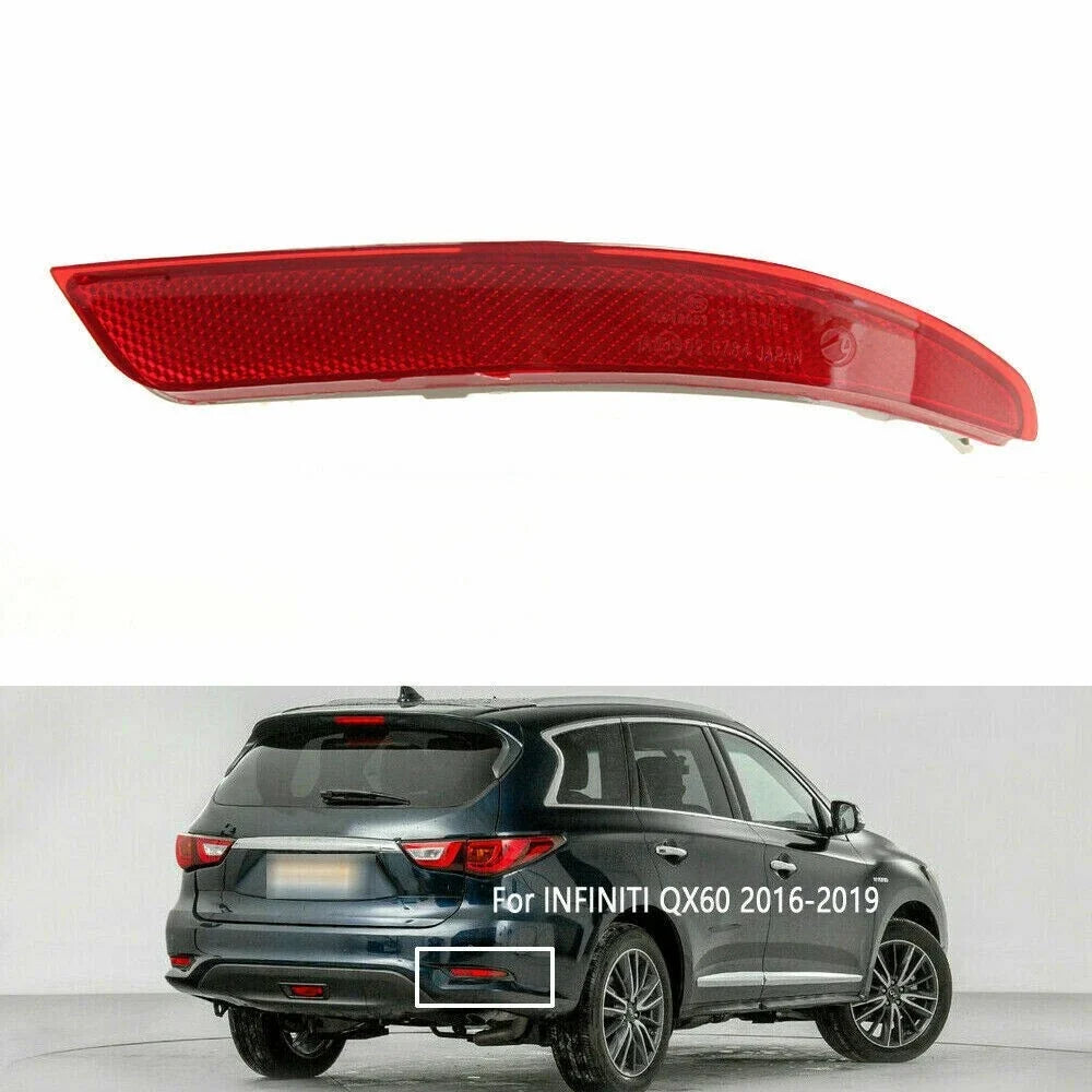 Right Rear Bumper Light for Infiniti QX60 (2016–2019) 18-2019 ABS Plastic