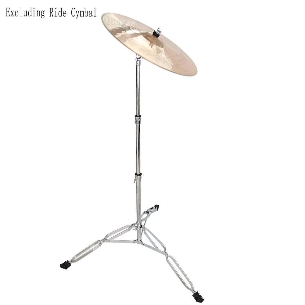 Straight Cymbal Stand for Percussion (Chrome, Double Braced)