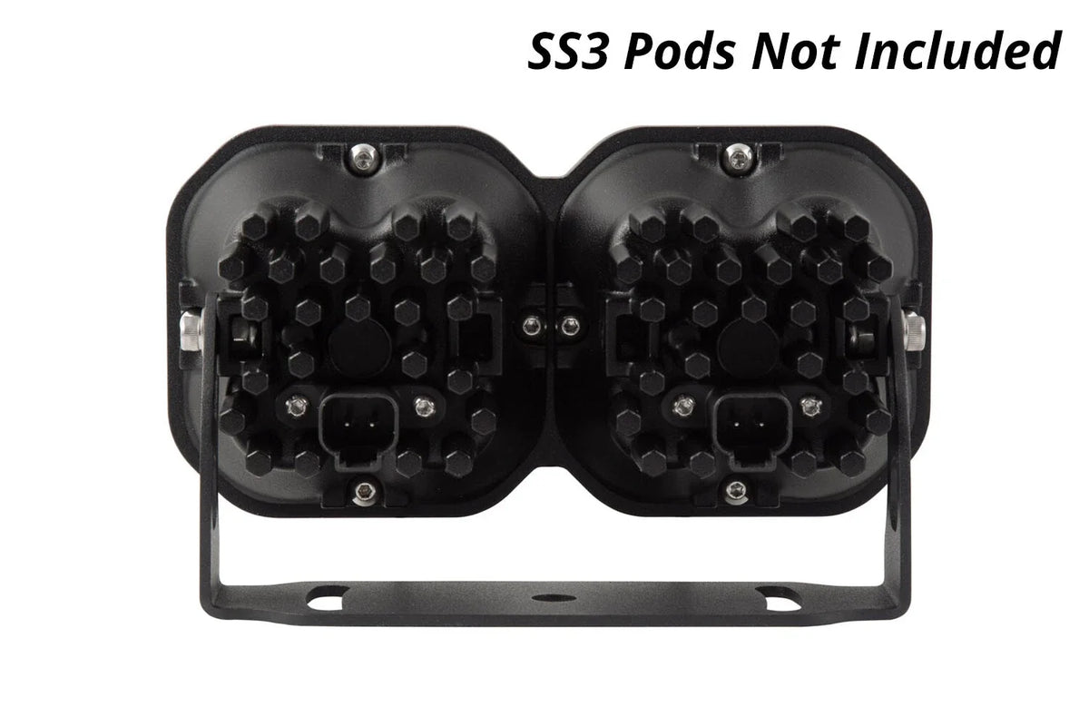 Dual-Pod Bracket Mount Kit for Diode Dynamics SS3 Pod Lights (Two Pods)
