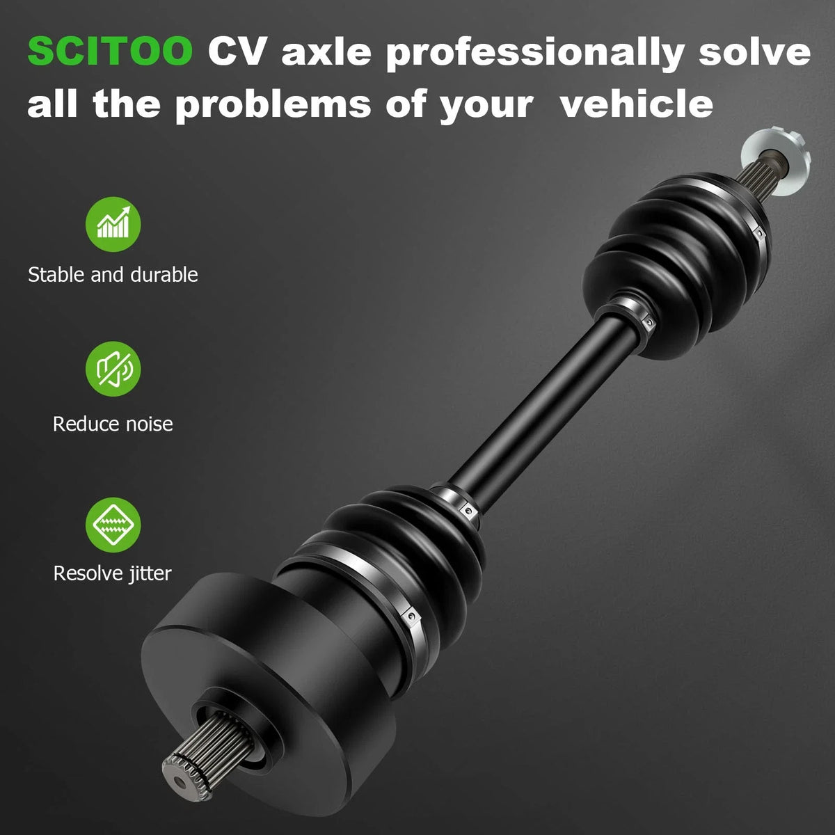 Front Left/Right CV Joints for Arctic Cat 300 (2002–2004) ATV & SxS