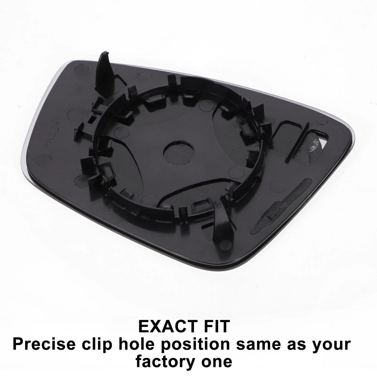 Right White Mirror Glass for Seat MII, Skoda, Volkswagen (Non-heated)