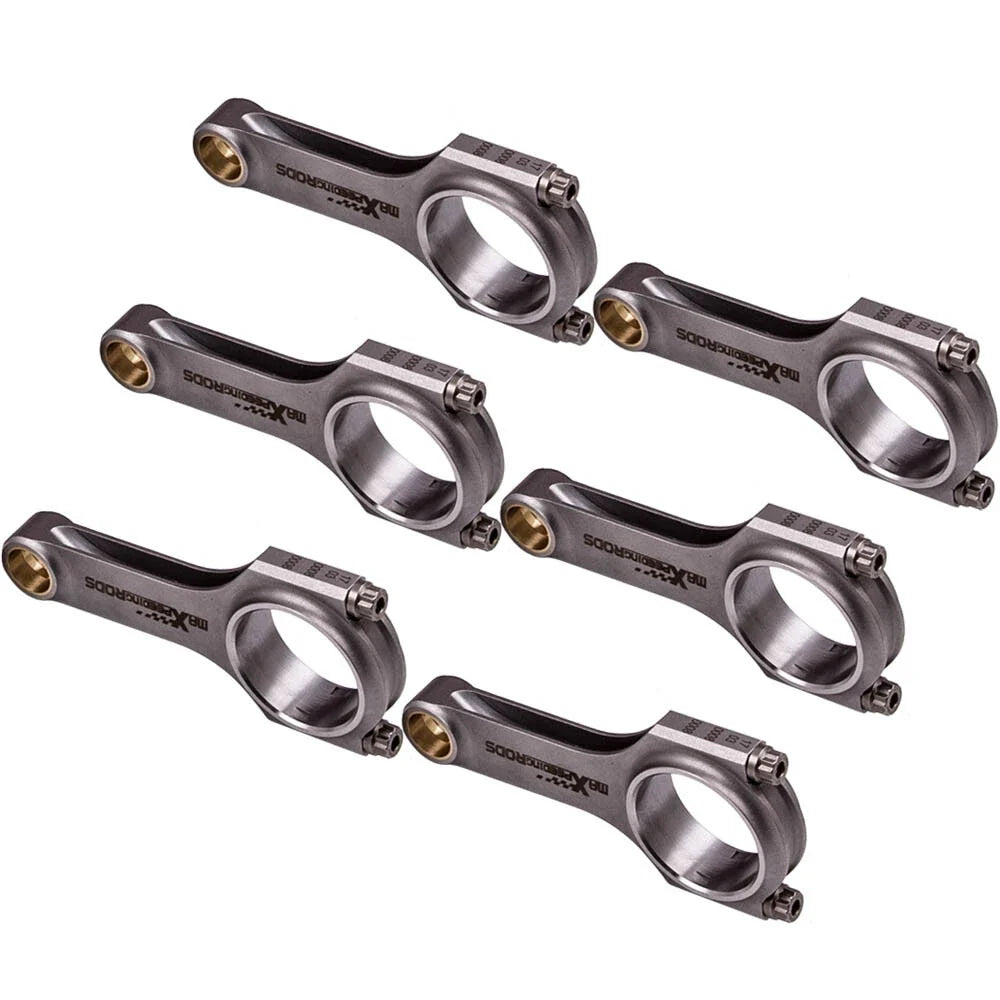H-Beam Connecting Rods for VW Golf R32 Audi A3 3.2L VR6 (2004–2006) ARP 2000