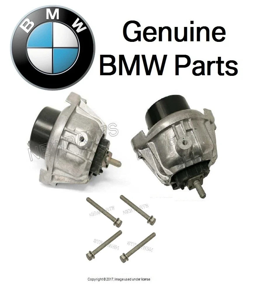 Set of 2 Engine Mounts for BMW E90 335d (2009–2011) w/ 4 Bolts