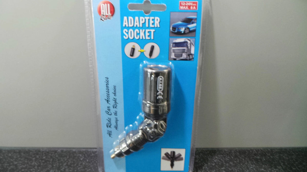 Hella Style DIN Cig Plug Socket Adaptor for BMW/Triumph Motorcycle (98552)