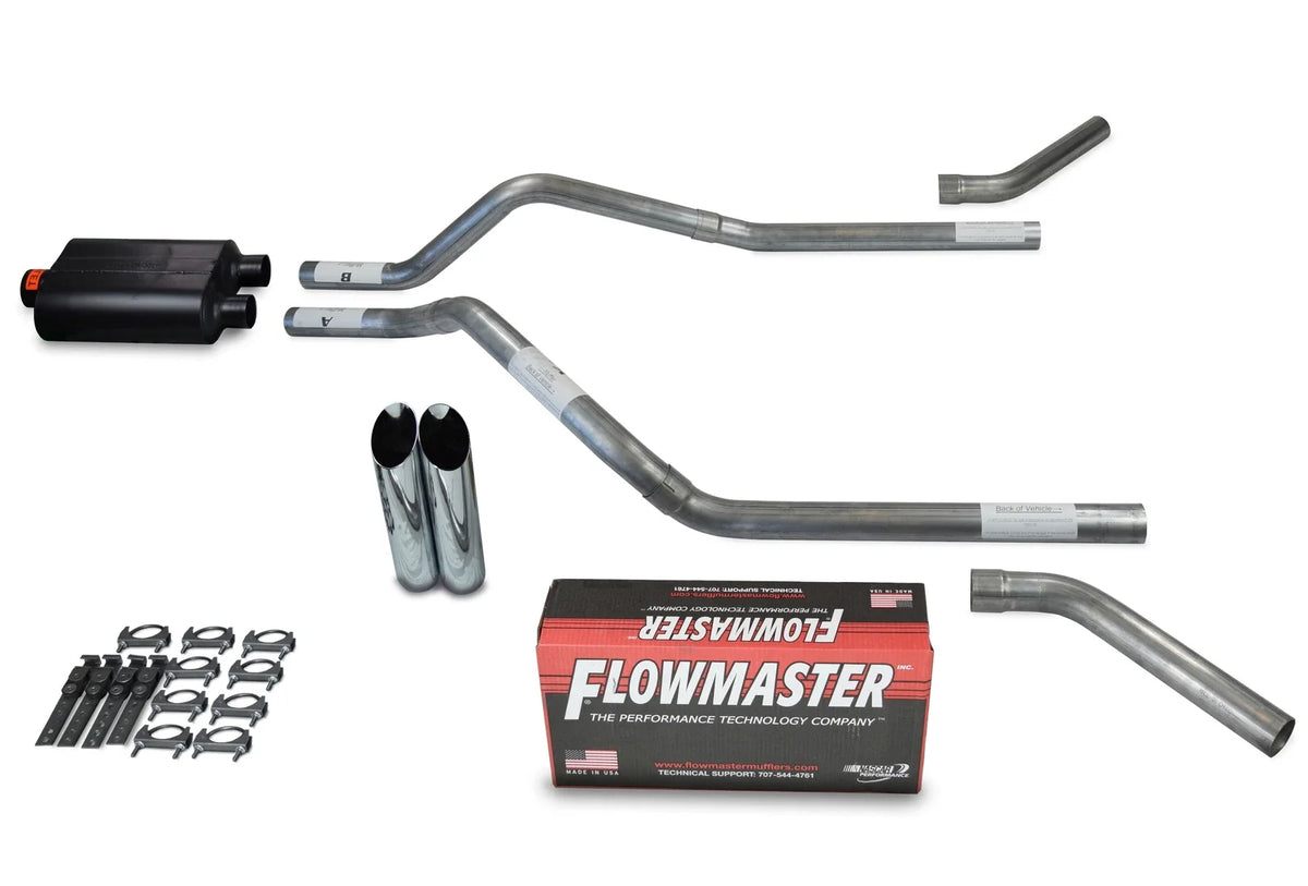 Dual Exhaust Kit for Chevy Blazer (1995–1999) - Flowmaster Super 40, 2.5"