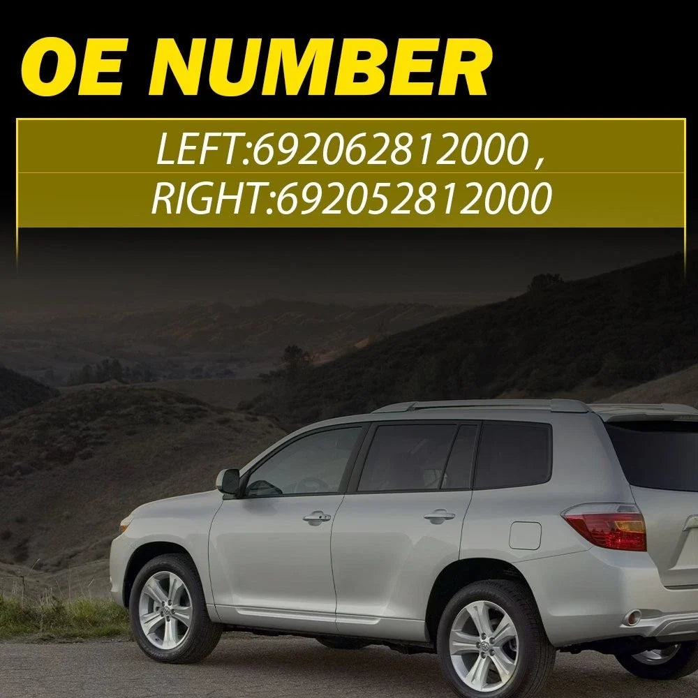 4X Interior Door Handle for Toyota Highlander (2008–2013)