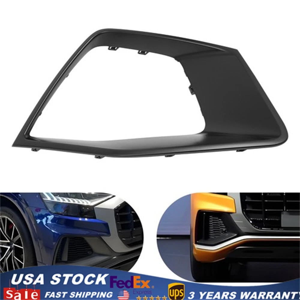 Right Front Bumper Lower Grille Fog Light Cover Trim for Audi Q8 (2019–2023) 4M8 853 258