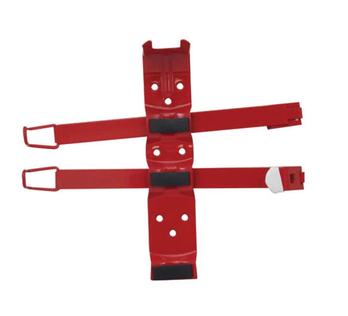 Fire Extinguisher Bracket for Amerex 817S (11" Long, Steel, Red)