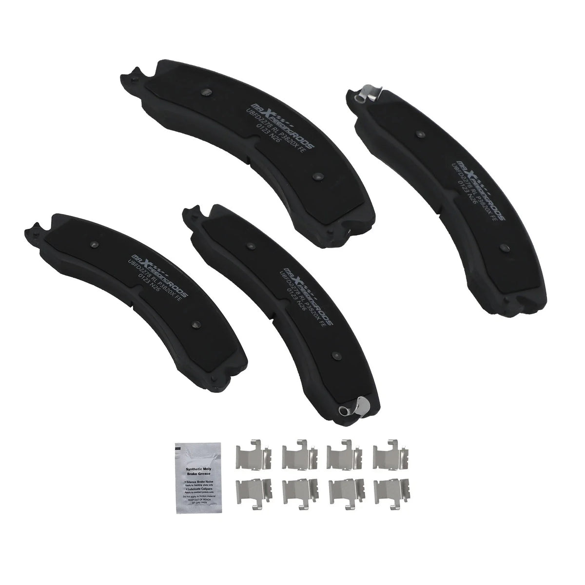 Front Brake Pads Kit for Chevy Silverado 2500/3500 GMC Sierra 3500 HD (2012–2019)