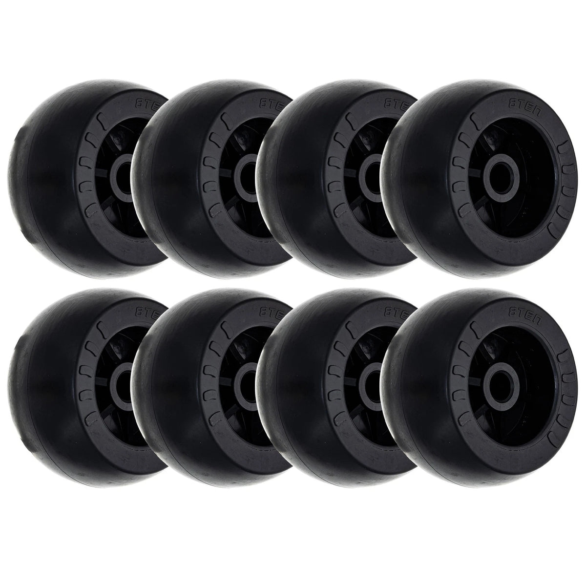 Set of 8 Deck Rollers for Husqvarna LZ7227 LZ7230 (539102643, 539001386)