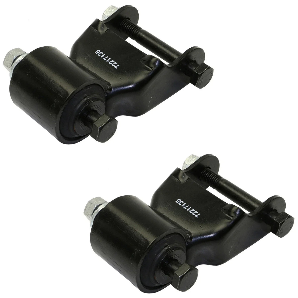 Set of 2 Moog Rear Leaf Spring Shackles for Express 3500, Savana 3500 (2003–2017)