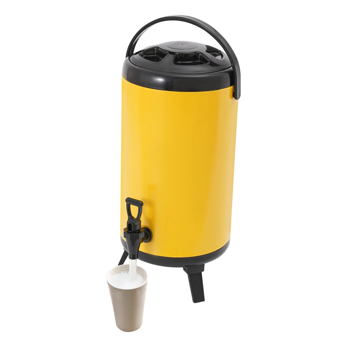 Stainless Steel Insulated Beverage Dispenser for Cold and Hot Drinks