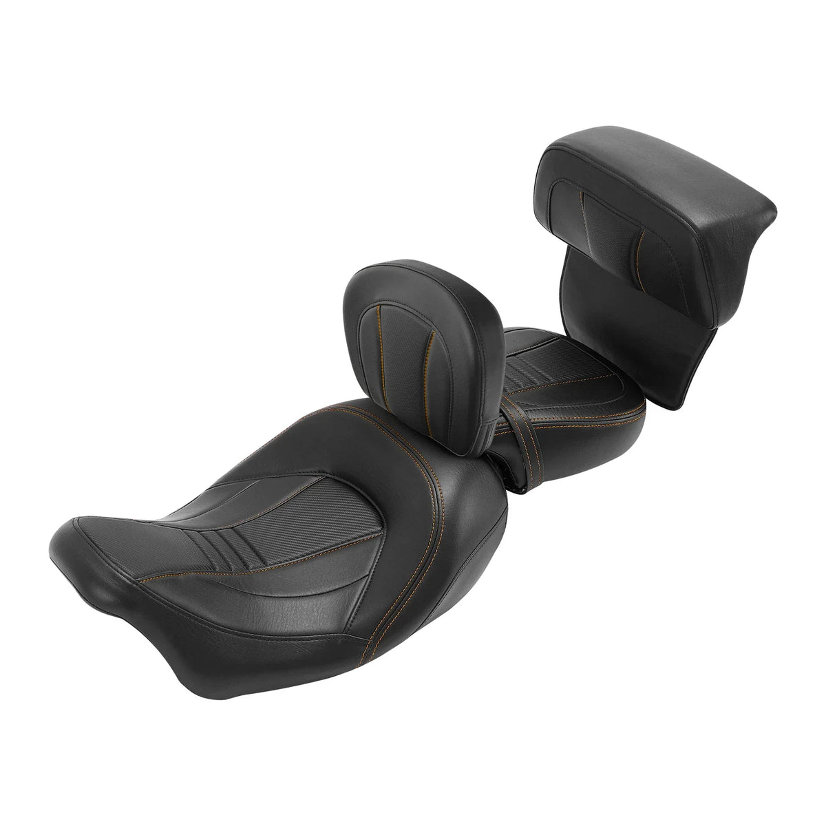 Rider Passenger Seats & Backrest Pad for Harley Touring Electra Glide (2014–2023)