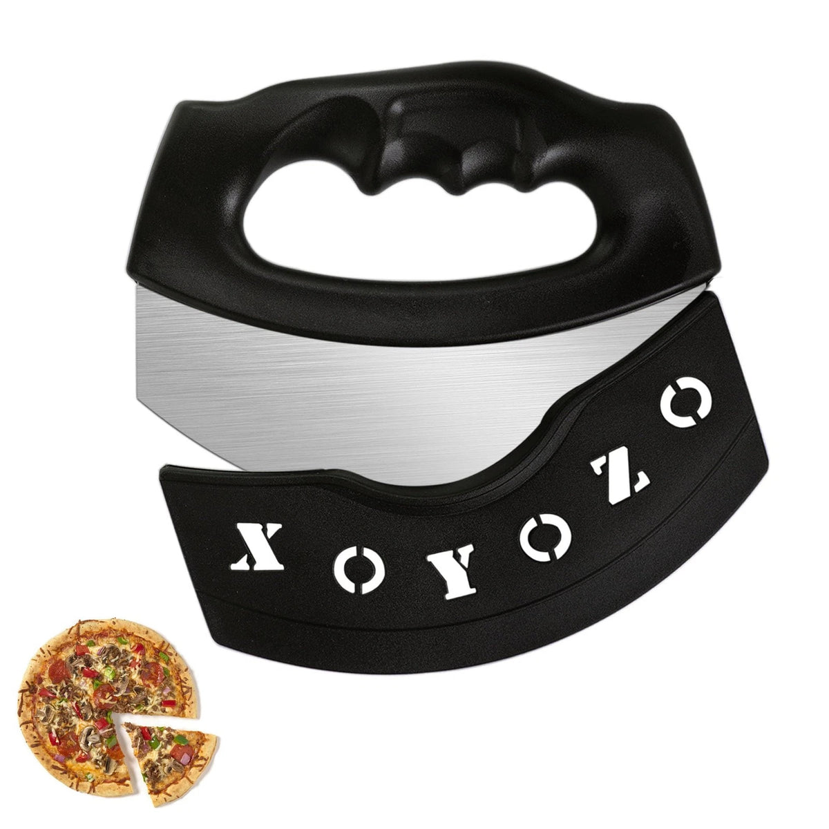 Large Stainless Steel Pizza Cutter for XoYoZo (6.7")